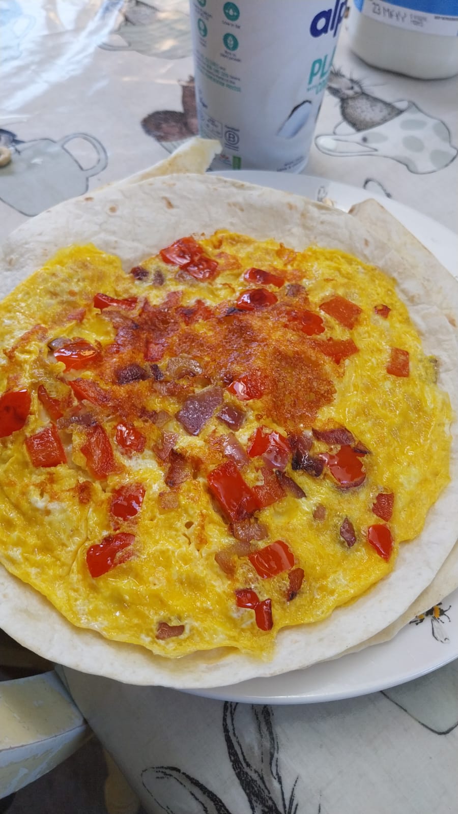 Pizza omelette – A great bulking breakfast